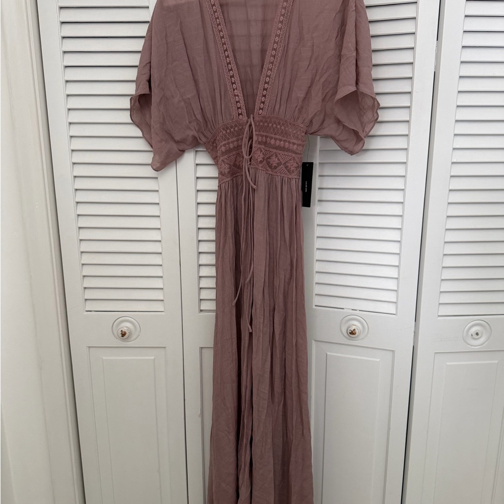 Lulu's Dusty Rose Blouse